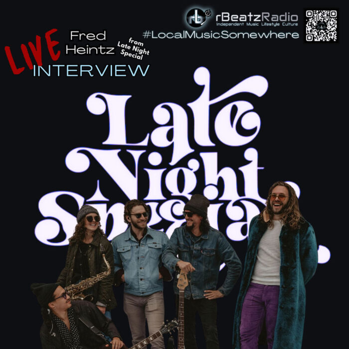 Fred Heintz from Late Night Special Interview Image rBeatz Radio Studio Inteview 0824