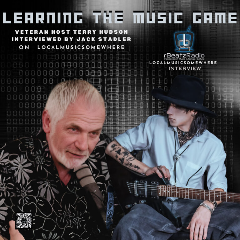 NC singer-songwriter, Heidi Sidelinker on folk, americana, and rock with host Greazy Keyz on Local Music Somewhere 8 Learning The Music Game Webpage Image 1