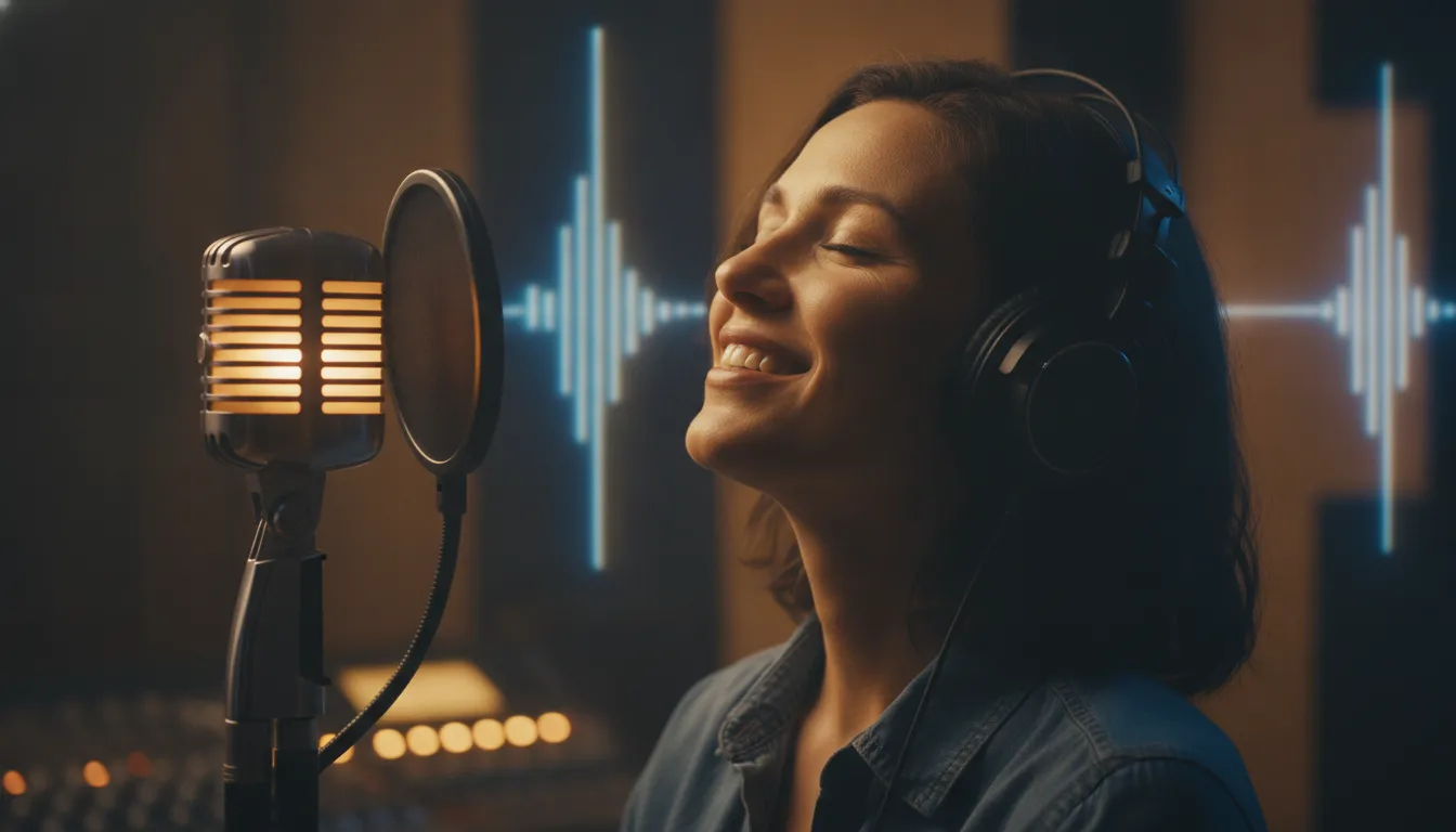 Listener enjoying uplifting gospel radio music