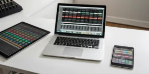 Lisa De Novo: Award-Winning Singer/Songwriter Spreading Good Vibes Nationwide 7 Making a beat online for free with no sign up on a laptop, tablet, and phone.