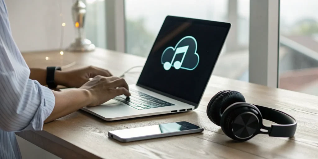 Blog 10 Musician learning how to submit a song to a radio station.
